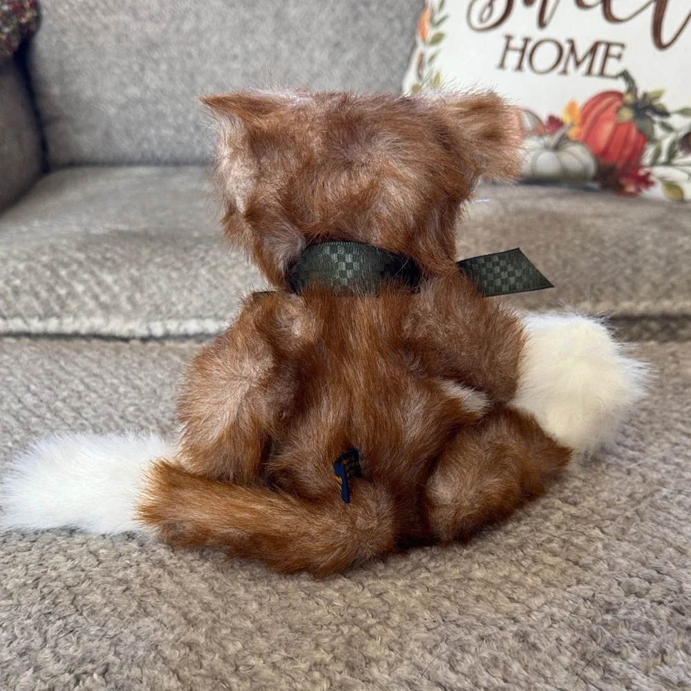 Boyds Bears Cat Plush Penny P Copperpus 14” Orange Tabby Bean Vtg 2000 With Tag